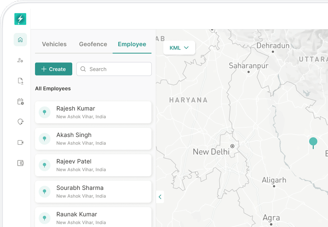 Efficient tracking of field engineers using smart ID cards for better management, real-time monitoring, and increased workforce productivity